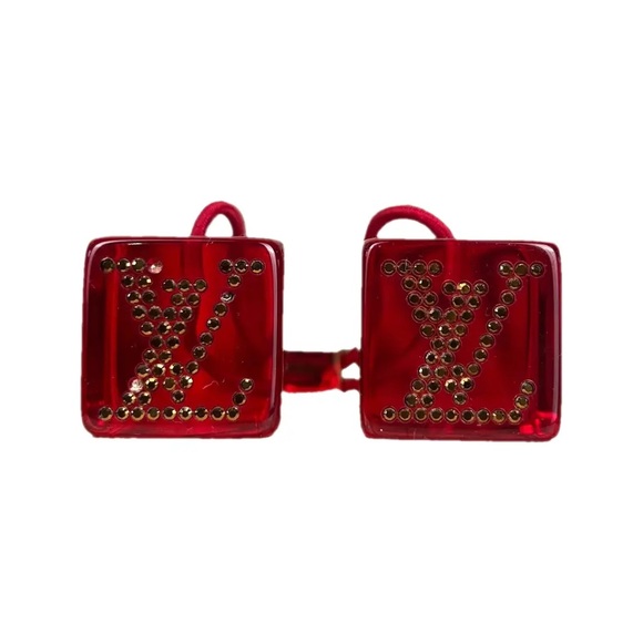 Louis Vuitton Red Translucent Hair Accessory - Picture 11 of 11